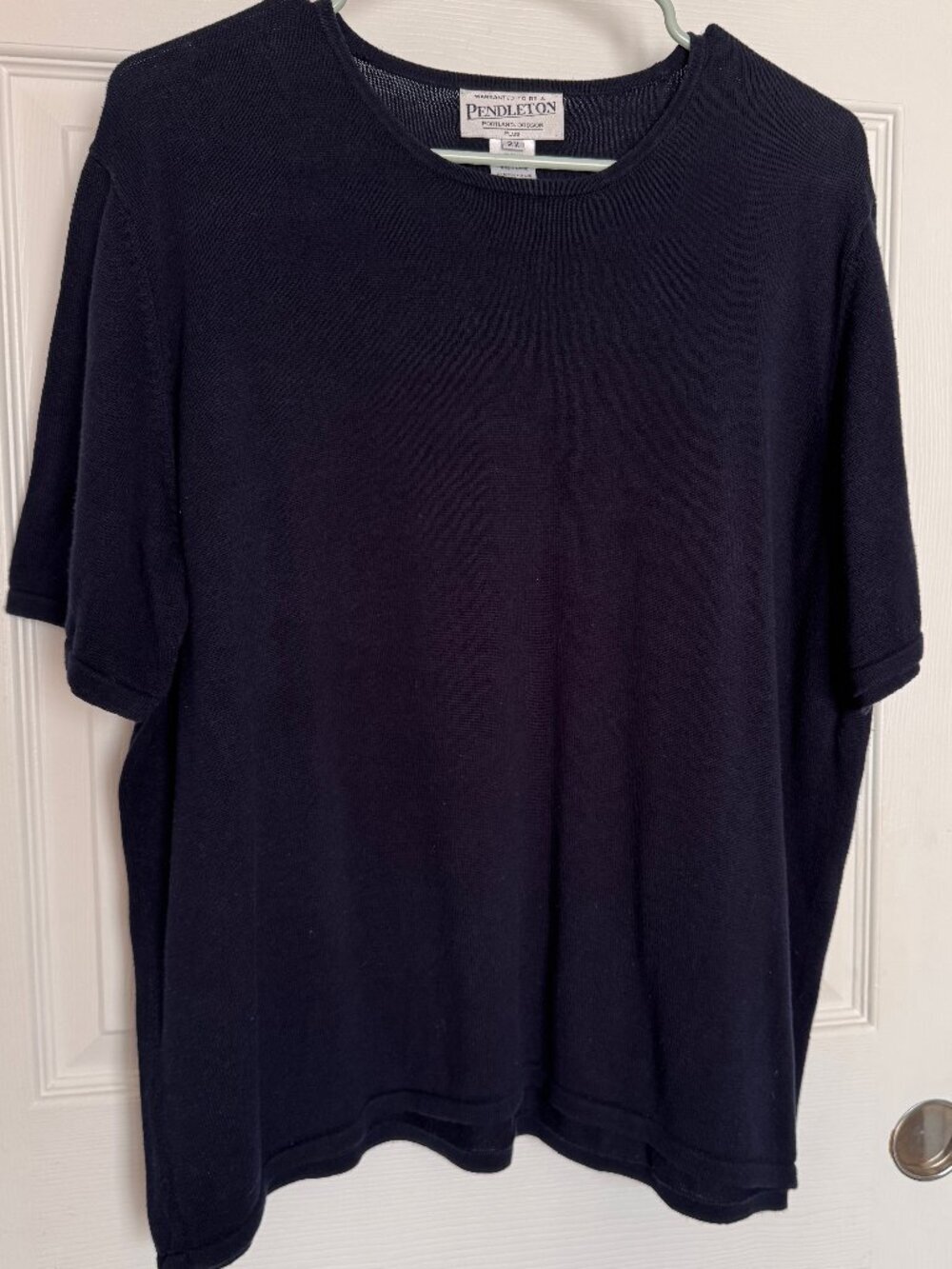 Pendleton Navy 100% Cotton Tee 2XL Plus Size